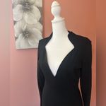 Privy edgy, sexy vampire Black tight mini dress with plunging neckline NWT MD villain Photo 2