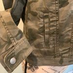 Loft Green Camo Lightweight Cotton Denim Style Jacket Women’s XS Extra Small Photo 2