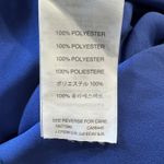 J.Crew Women's Sleeveless Tunic Shirt Dress Cover Up Royal Blue Tassels Small Photo 6