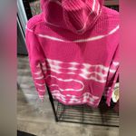 United States Sweaters  Vibrant Pink Tie-Dye Hoodie Photo 4