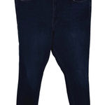 Good American Jeans Dark Wash Denim 15 Curvy Fit Skinny Leg Scandi Girl Stretch Photo 0