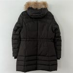 Pajar  Quilted Puffer Fur Trim Hood Down Insulated Black Winter Parka Coat Photo 2
