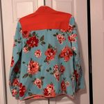 Floral soft fleece Orange Size M Photo 5