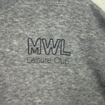 Madewell  MWL Leisure Club Sweatshirt XS Gray Make Weekends Longer Pullover Photo 5
