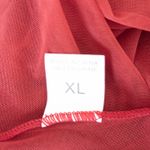 Y2K Avidlove Womens Sheer Babydoll Top Size XL Red Lace Lingerie Coquette Photo 7