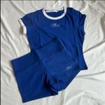 Victoria's Secret Frankie's Bikinis Brooklyn blue shirt and shorts Set Photo 0