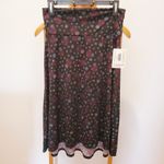 LuLaRoe Black Maxi Skirt Circles Azure Medi Photo 1