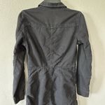 Levi's  Denim Dress‎ Women's Small Gia Western Black Snap Button Front Pockets Photo 3