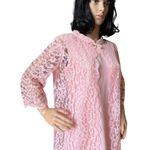 American Vintage 50-60's Vintage Pink dress with matching Lace coat Ladies dress size medium Photo 4