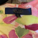 Rachel Roy floral garden jersey front tie v neck maxi sun dress. Size Medium.NWT Yellow Photo 3