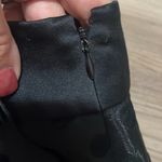 Elle  A-line layered polka dot skirt Black Sheer overlay Bow Size 14 Flirty Photo 4