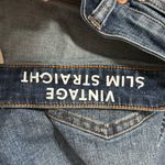 J.Crew Women’s Vintage Slim Straight Blue Denim Jeans in Warm Surf Wash size 30 Photo 10