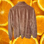 Susan Graver  Weekend Gold Velour Full Zip Jacket‎ Size XL Photo 5