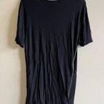 ZARA ASYMMETRIC T - SHIRT WITH ZIP BLACK SHORT SLEEVE TOP WOMENS SIZE M Photo 6