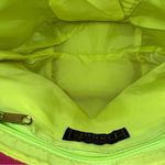 Tiannl Pink and Green Top Handle Bag Photo 4