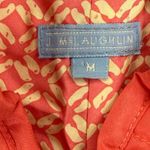 J‎ McLaughlin Quilted Vest Womens M Coral Pink Sleeveless Full Zip Pockets Size M Photo 3