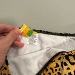 Kortni Jeane swimsuit! Cheetah leopard print high waisted bottoms size small Photo 2