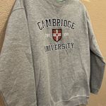 Vintage Cambridge University Gray Sweatshirt Size M Photo 2