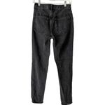 BDG  Black High Rise Mom Jeans Rigid Cotton Goth Classic Women’s Size 25 Photo 1