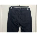 DL1961 Jeans Size 26 Black Mara Straight Mid Rise Instrasculpt Ankle Raw Hem Photo 4