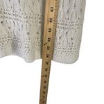 Wyatt Women's Size Medium White Sleeveless Crochet Top Photo 7