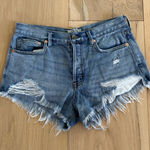 We The Free  Distressed Denim Jean Shorts Size 27 Photo 0