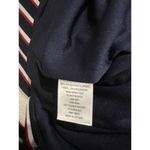 Monteau LA Wide Leg Size XL Jumpsuit Dark Navy Color with White & Red Stripes Photo 6