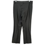 Theory Trousers Women 10 Black Wool Blend Pants Relaxed Straight Career Timeless Photo 2