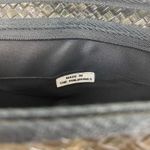 Handmade Vintage Straw Woven Colorblock Shoulder Bag Philippines Black Photo 8