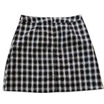 Persun Plaid Mini Skirt Academia Black Combo 8 Photo 2