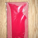 New Sexy Red Fishnet Pantyhose One Size Costume Photo 2