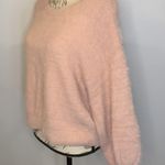 London Kaye fuzzy eyelash sweater blouson sleeves M Size M Photo 1