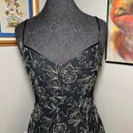 Cinq a Sept 5 a 7 Floral Black White Dress Formal Evening Fluffy Ruffles Size 2 Photo 2