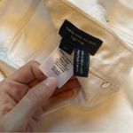 Veronica Beard  Taylor High-Rise Wide-Leg Jeans Cropped Frayed White Size 27 Photo 4