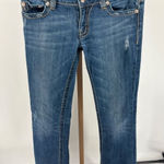 Miss Me Jeans Sunny Boot Cut Blue Denim Stretch Distressed Size 29 Photo 0