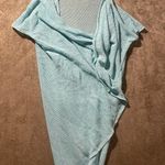 Boston Proper  Coverup Women's Sz S/M Aqua Blue Beachy Knit Swim  2AR493 Photo 0