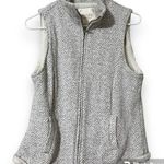 Altar'd State Altar’d State size small sweater grey mix vest full zip side pockets warm soft Photo 8