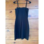 Lulus  Black Drinks On Me Black Sleeveless Pleated Bodycon Dress Party Size XS Photo 2