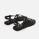 ZARA ✨ RIVET STRAP BUCKLE CASUAL SZ 40 SANDALS✨ Photo 1