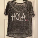 DreamR NWOT Hola Tee Gray Size XS Photo 0