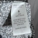 Sadie & Sage black and pink print open back wrap top romper size small Photo 5