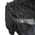 Anthropologie NWT  Black Western Cowboy Boot Dice Embroidered Smocked Shorts Sz M Photo 6