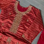 Traditional Indian Wear Classy Salwar Suit Pakistani Beautiful Salwar Kameez Red Size M Photo 6