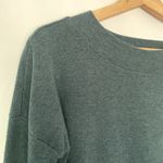 Athleta green long sleeved knit sweater keyhole back open back women's XS Photo 1