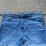 LC Lauren Conrad Lauren Conrad Women’s High Rise Blue Jean Shorts - Size 16 - VGUC - Stretch Photo 7