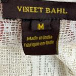 Anthropologie  Vineet Bahl Iona Peasant Top Cream Lace Crochet M Photo 8