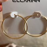 Ellarinn Gold Classic Hoop Earrings Photo 2