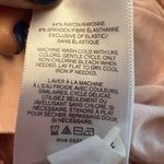 EXPRESS V-Neck And Back Top Blush Pink Large Relaxed Shirred Photo 6