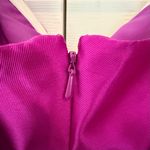 ASOS NWT Elegant Off-Shoulder Puffy Sleeve Magenta Pink Dress Size US 6 Photo 7
