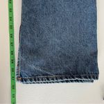 Mango MNG by  Straight Fit Slit Ankle Hem High Rise Denim Jeans Size 6 Photo 9
